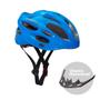 Imagem de Capacete inmold mtb start 54-58 20 furos azul e sinalizador