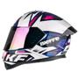 Imagem de Capacete Integral Esportivo Bieffe B12 KF 2023 Branco Pérola Roxo 60