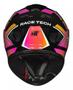 Imagem de Capacete Integral Fechado Esportivo Moto Motoqueiro Motoboy Masculino Moto Spoiler Integrado Race Hit Urbano