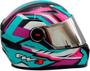 Imagem de Capacete Integral Fw3 Gtx Fox Azul Tifany Com Oculos Interno