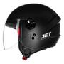 Imagem de Capacete Jet Hg Classic Preto Fosco Aberto