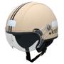 Imagem de Capacete Kraft Plus Revestido Couro Bege G 58 -Harley Custom