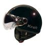 Imagem de Capacete Kraft Plus Semi Revestido Preto M 57 Harley Custom