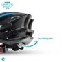 Imagem de Capacete KSW INMOLD MTB com Viseira e LED