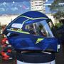 Imagem de Capacete KYT R2R Concept Azul Fosco Esportivo Moto GP Óculos