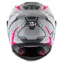 Imagem de Capacete KYT Striker Asphalt Rosa Oculos Moto Esportivo