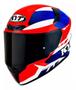 Imagem de Capacete Kyt Tt Course Gear Blue Red Azul Vermelho Tam 58