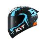 Imagem de Capacete KYT TT Course Masia Winter Test - Preto/Azul Brilha M