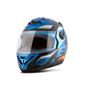 Imagem de Capacete Liberty Evolution 788 G8 Evo Azul e Laranja Brilhante TAM.58 Pro Tork CAP-718AZLR