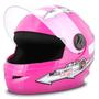 Imagem de Capacete Liberty Four Kids Infantil Rosa Tamanho 54 Pro Tork - CAP-149RS