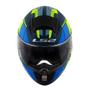 Imagem de Capacete Ls2 Cap Vector Ff397 Ft2 Matte Blu/Hv Yellow 60/L