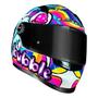 Imagem de Capacete ls2 fechado classic bubble unicórnio colorido