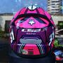 Imagem de Capacete Ls2 FF353 Khan Rosa Roxo Branco