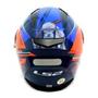 Imagem de Capacete LS2 FF353 Rapid Cromo Fosco Preto Vermelho e Azul n,62