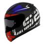 Imagem de Capacete Ls2 Ff353 Rapid Cromo Matte Preto/azul