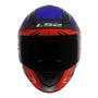 Imagem de Capacete LS2 FF353 Rapid CromoMatte Black Red Blue