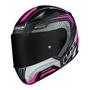 Imagem de Capacete LS2 FF353 Rapid Doom Preto e Rosa Fosco Mais Viseira Fumê