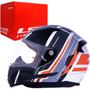 Imagem de Capacete Ls2 Ff353 Rapid Flag Preto/ Branco/ Laranja