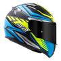 Imagem de Capacete LS2 FF353 Rapid Gale Preto Azul e Amarelo Fosco Masculino e Feminino