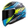 Imagem de Capacete LS2 FF353 Rapid Gale Preto Azul e Amarelo Fosco Masculino e Feminino