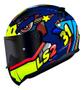 Imagem de Capacete Ls2 Ff353 Rapid Khan Amarelo Azul