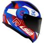 Imagem de Capacete Ls2 Ff353 Stratus Azul Vermelho Branco