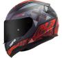 Imagem de Capacete Ls2 Ff353 Xtreet Preto Fosco Vermelho