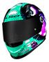 Imagem de Capacete Ls2 Ff358 Bullet Preto Azul Pixels Mario