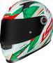 Imagem de Capacete Ls2 Ff358 Draze Branco Verde + Viseira Camaleão