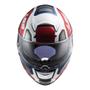 Imagem de Capacete Ls2 Ff397 Vector Evo Automat White Red