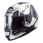 Imagem de Capacete Ls2 Ff397 Vector Evo Automat White Titanium