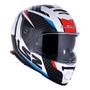 Imagem de Capacete Ls2 FF800 Storm Racer Branco Preto e Azul