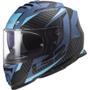 Imagem de Capacete LS2 FF800 Storm Racer Preto/Azul