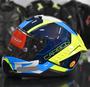 Imagem de Capacete Ls2 Ff805 Thunder Carbon Racing 1 Azul Amarelo