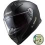 Imagem de Capacete ls2 ff811 vector 2 preto fosco n60/l - masculino - feminino - motoqueiro - motociclista - tricomposto