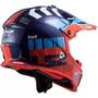 Imagem de Capacete LS2 MX437 Fast Xcode - Azul/Vermelho N,58