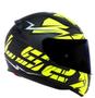 Imagem de Capacete Ls2 Rapid Ff353 Cromo Matte - Preto/Amarelo - 56 (S)