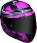 Imagem de Capacete LS2 Rapid FF353 Cromo Preto Fosco Pink