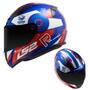 Imagem de Capacete ls2 rapid ff353 stratus azul/verm/branc 58/m