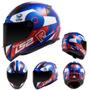 Imagem de Capacete ls2 rapid ff353 stratus blue/red/white 