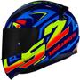 Imagem de Capacete Ls2 Rapid Ff353 Tagline Blue / Yellow