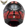 Imagem de Capacete ls2 rapid ff353 xtreet preto fosco/vermelho - 60/l - masculino - feminino - moto - motociclista - motoqueiro