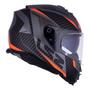 Imagem de Capacete LS2 Storm FF800 Racer Titanio/Laranja (Com Viseira Solar)