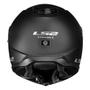 Imagem de Capacete LS2 Strobe II FF908 Monocolor Matte Black Preto Fosco Masculino e Feminino