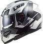 Imagem de Capacete Ls2 Vector Evo Ff397 Automat White Branco Titanium