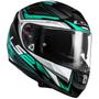 Imagem de Capacete LS2 Vector FF397 Evo Rider - Prata/Verde (Tri-composto)