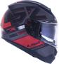 Imagem de Capacete Ls2 Vector FF397 Frequency Preto Vermelho Fosco