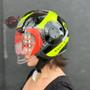 Imagem de Capacete LS2 Verso OF570 Technik Black Yellow