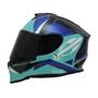 Imagem de Capacete M1 Tech Azul Tamanho 54  Mormaii