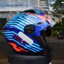 Imagem de Capacete Masculino Aberto KYT D-City Lucent Azul Moto Brilho